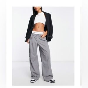 ASOS gray trousers